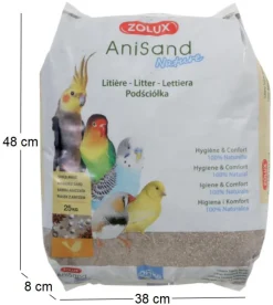 Litière sable Anisand nature (25 kg)