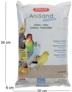 Litière sable Anisand nature (5 kg)