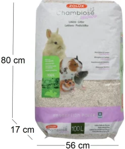 Litière végétale naturelle Chambiose (100 litres)