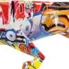 Léopard en résine Graffiti 47 x 9 x 14 cm