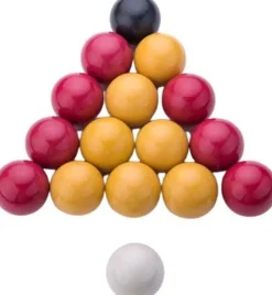 Lot de 16 boules de billard 50.8 mm en résine