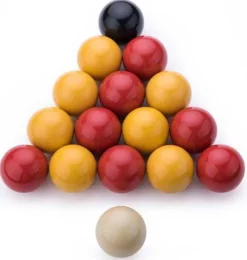 Lot de 16 boules de billard 57 mm en résine