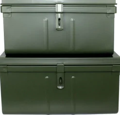 Lot de 2 coffres en métal Habitat (Kaki)