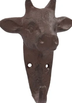 Lot de 2 crochets en fonte (Vache)