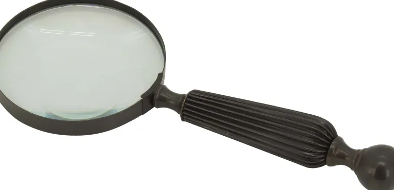 Loupe en laiton Antique 26 cm