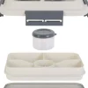 Lunch box avec plateau compartimenté et fourchette