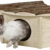 Maison d'angle pour rongeurs Nature (25x20x17 cm)