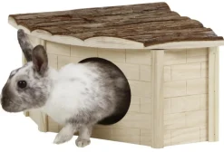 Maison d'angle pour rongeurs Nature (25x20x17 cm)