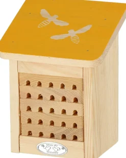 Maison à insectes en bois Pochoir (Abeilles)