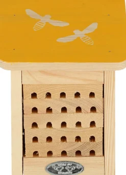 Maison à insectes en bois Pochoir (Abeilles)