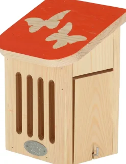 Maison à insectes en bois Pochoir (Papillons)
