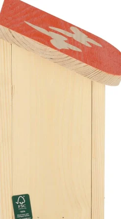 Maison à insectes en bois Pochoir (Papillons)