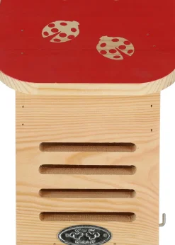 Maison à insectes en bois Pochoir (Coccinelles)