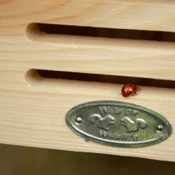 Maison à insectes en bois Pochoir (Coccinelles)