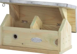 Maisonnette pour bourdons en bois et zinc