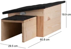 Maison pour hérisson en pin
