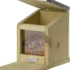 Mangeoire ecureuil en bois et zinc