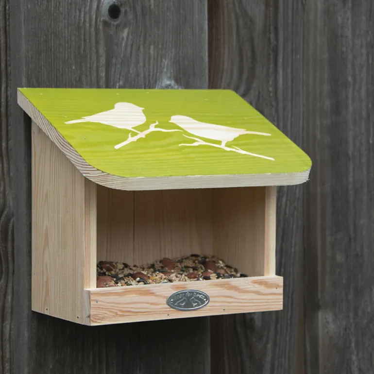 Mangeoire murale pour oiseaux Pochoir