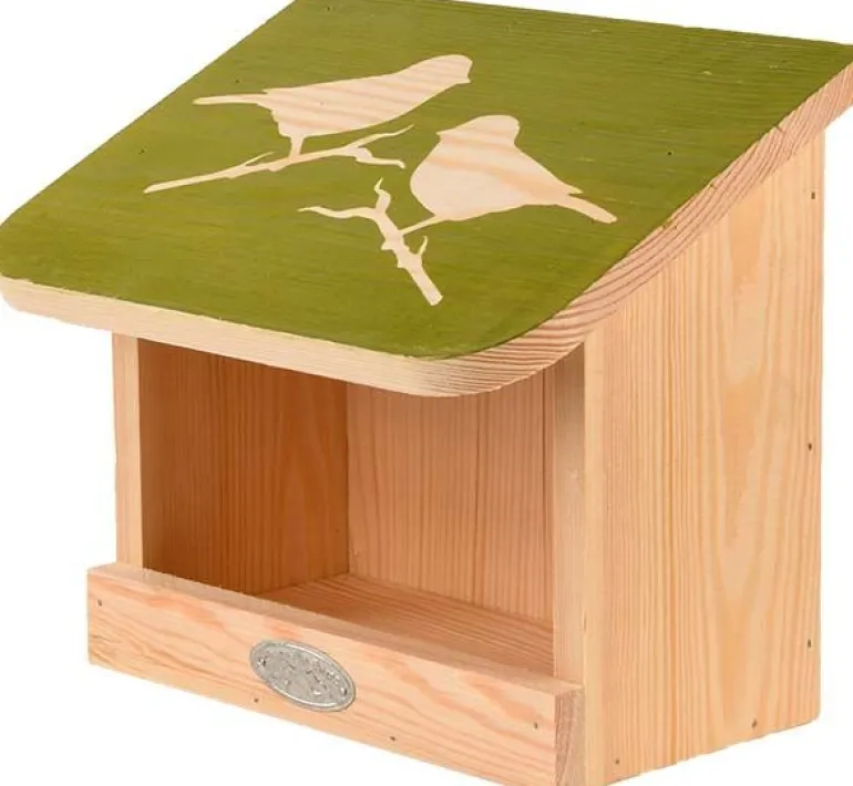 Mangeoire murale pour oiseaux Pochoir