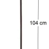 Mangeoire à planter en fonte 15 x 104 cm