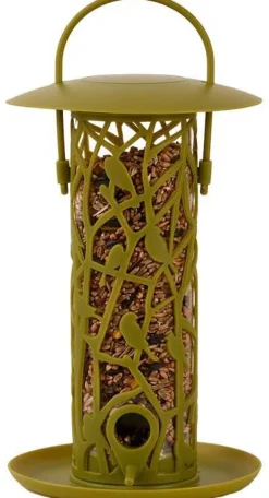 Mangeoire silo pour oiseaux Chiffchaff (Pour graines + plateau + perchoir)