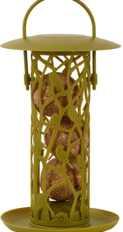 Mangeoire silo pour oiseaux Chiffchaff (Pour boules de graisse + plateau)