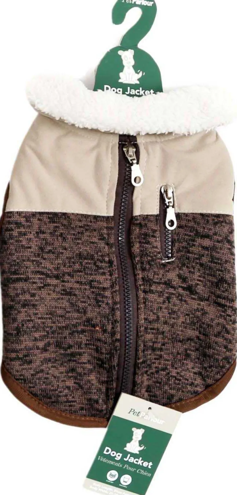 Manteau fourrure pour chien Natural 25 cm (Crème)