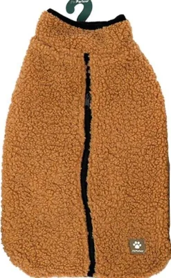 Manteau teddy pour chien 45 cm (Caramel)