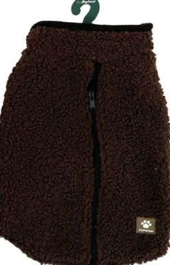 Manteau teddy pour chien 35 cm (Chocolat)