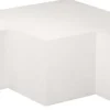 Meuble TV en aggloméré blanc Compact
