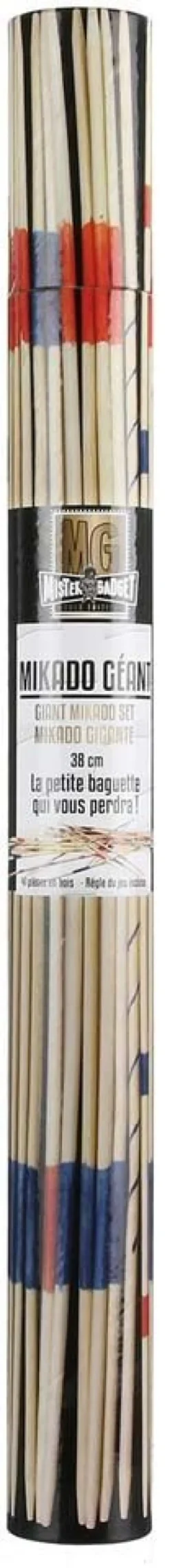 Mikado géant en bois 41 pièces