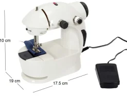 Mini machine à coudre avec table d'extension