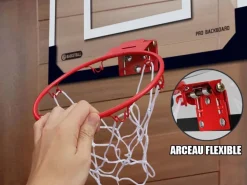 Mini panier de basket avec accroches de porte