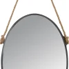Miroir avec corde Matelot (Ovale)