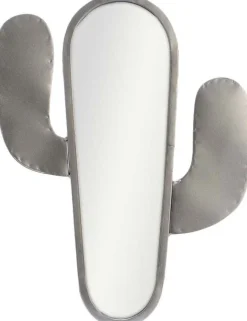 Miroir Cactus argenté (40 cm)