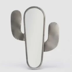 Miroir Cactus argenté (40 cm)