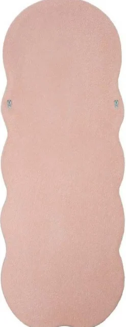Miroir cadre en tissu Charlotte (Rose)