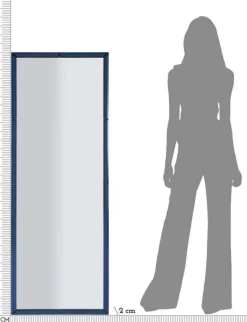 Miroir en MDF Berlin 55 x 2 x 150 cm (Bleu)