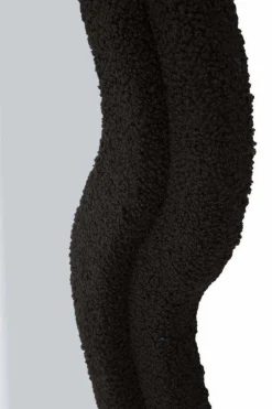 Miroir en MDF Teddy 60 x 4 x 160 cm (Noir)