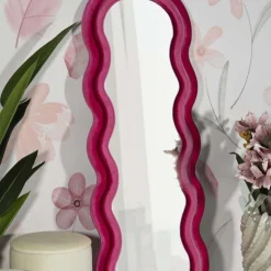 Miroir en métal Miki 60 x 4 x 160 cm (Fuschia)