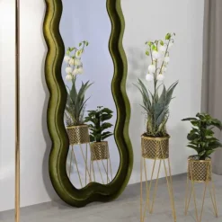 Miroir en métal Miki 60 x 4 x 160 cm (Vert)