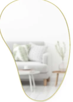 Miroir finition métallique Hubba 61 × 91 cm (Laiton)