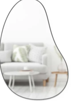 Miroir finition métallique Hubba 61 × 91 cm (Titane)