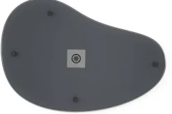 Miroir finition métallique Hubba 61 × 91 cm (Titane)