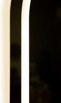 Miroir à poser avec bandeau led 3 couleurs 60 x 3.5 x 80 cm (Arc)