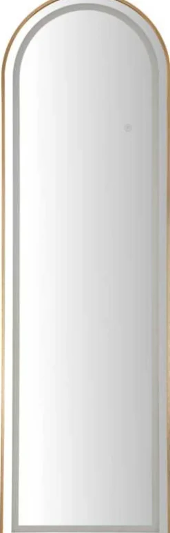 Miroir sur pieds avec bandeau led 3 couleurs Marcia (Arc)