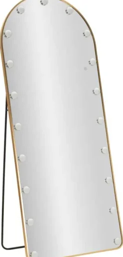 Miroir sur pieds avec led 3 couleurs Hollywood (Arc)