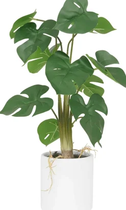 Monstera artificiel pot en céramique 50 cm