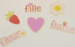 Motifs en bois Fraise (Lot de 6)