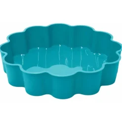 Moule à gateau en silicone 6 parts coeur (Bleu vert)